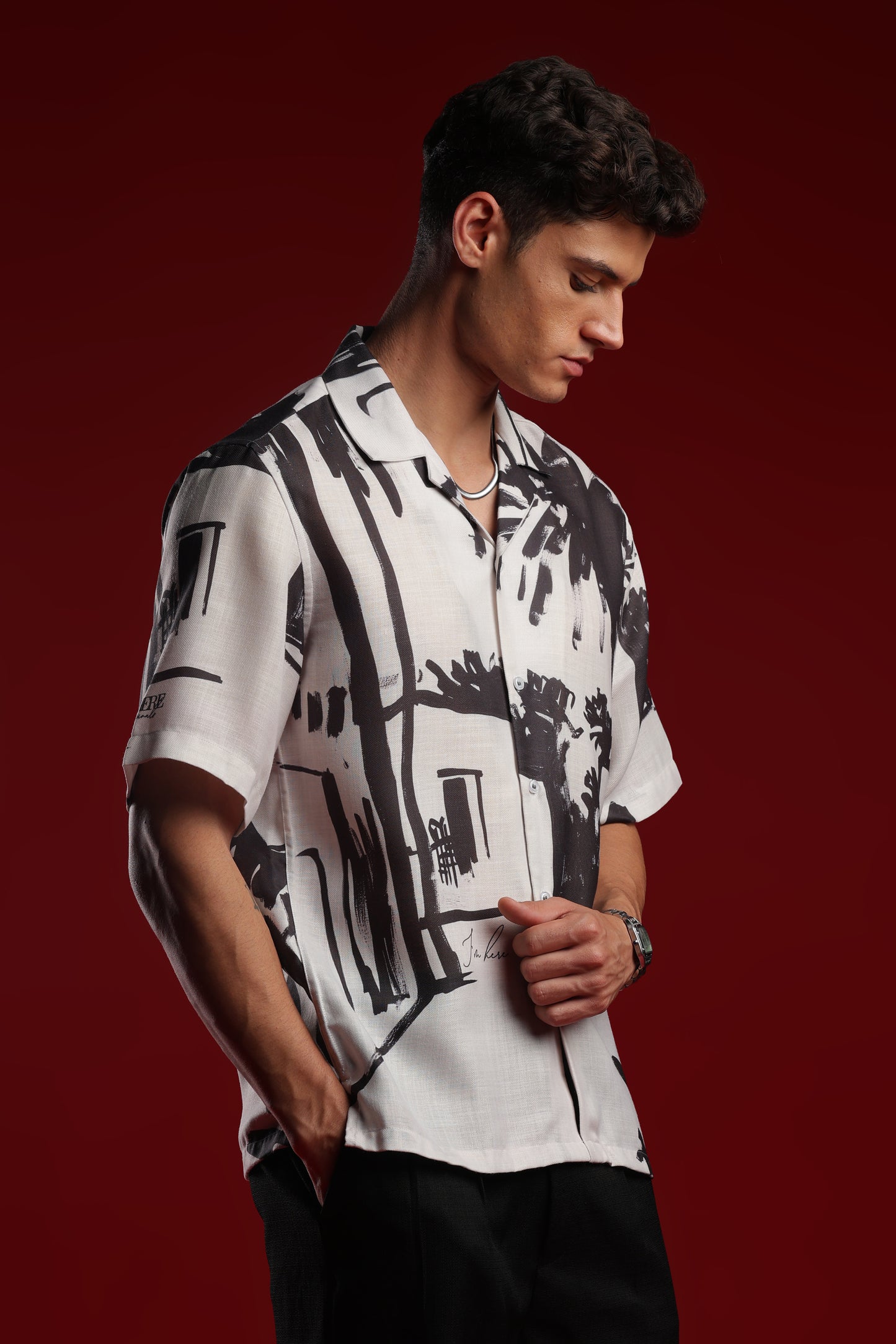Peace, What I Call Home Resort Collar Shirt