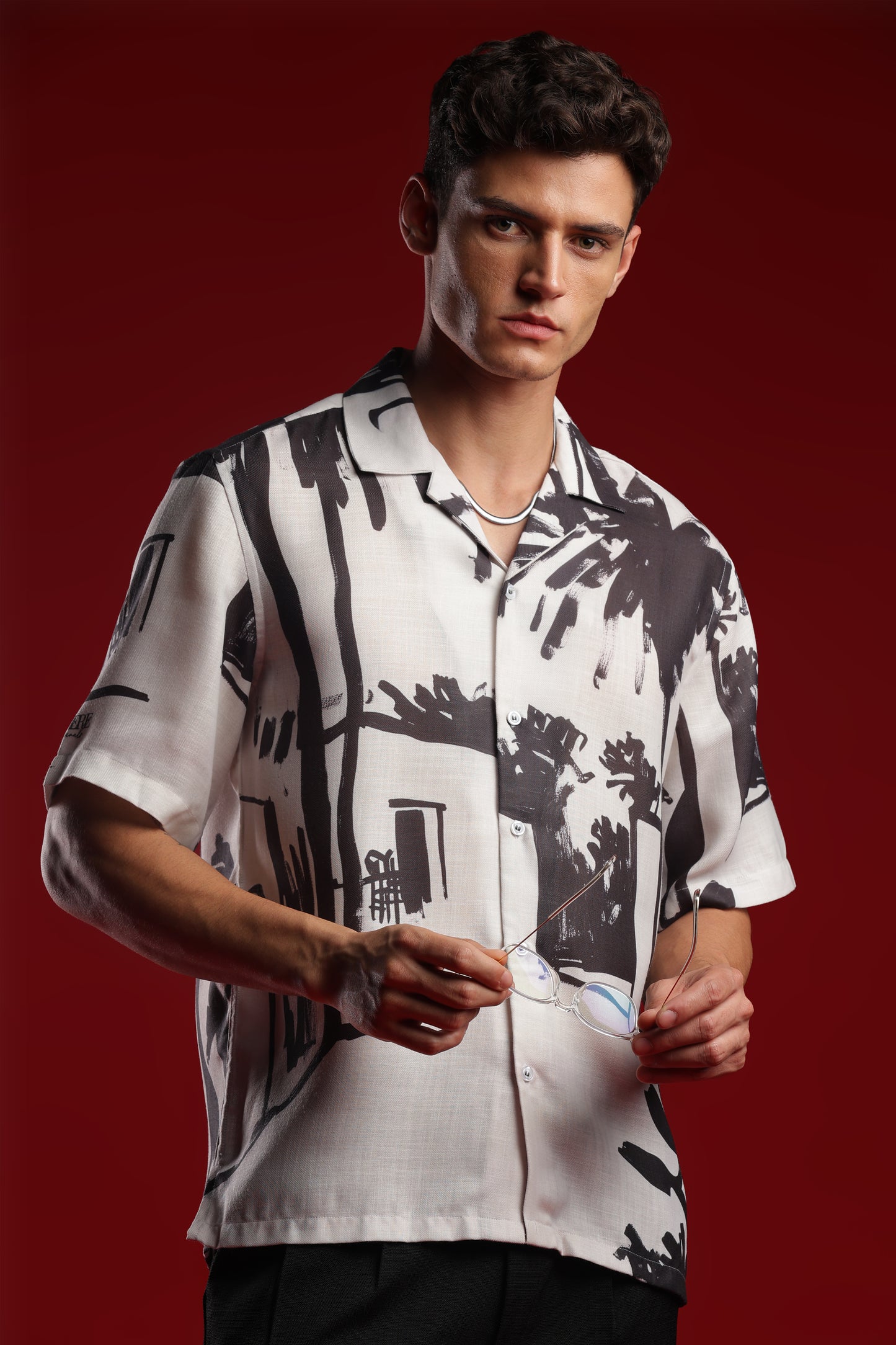Peace, What I Call Home Resort Collar Shirt