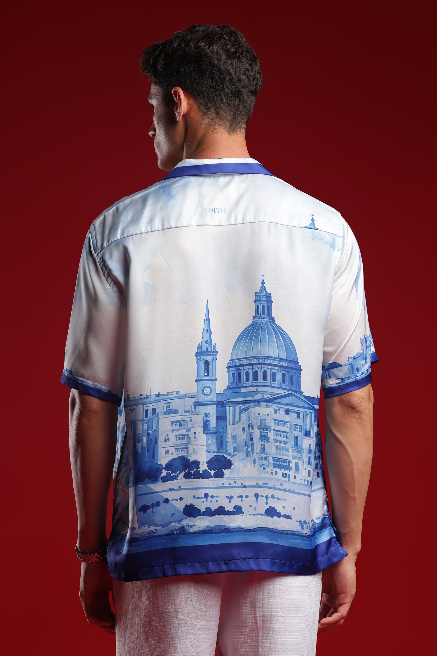 Amalfi Coast Italy Resort Collar Shirt