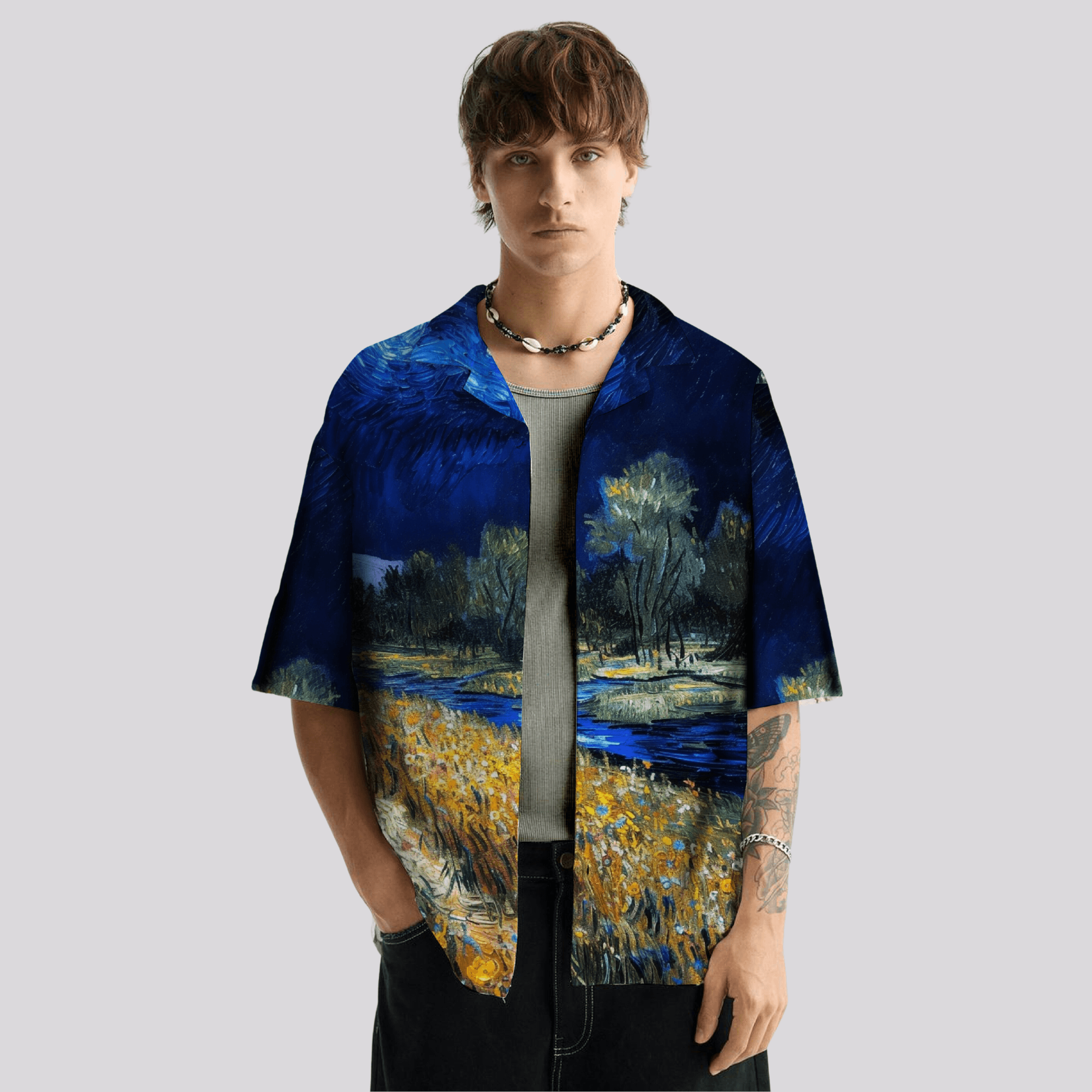Van Gogh Resort Collar Shirt