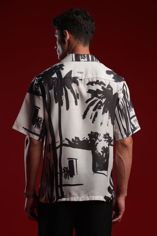 Peace, What I Call Home Resort Collar Shirt