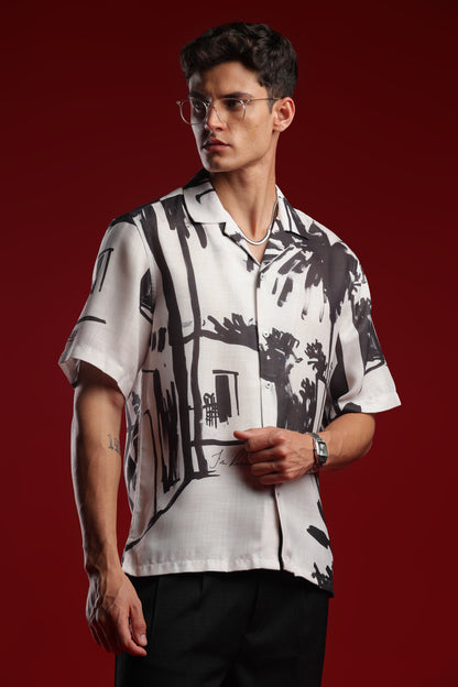 Peace, What I Call Home Resort Collar Shirt