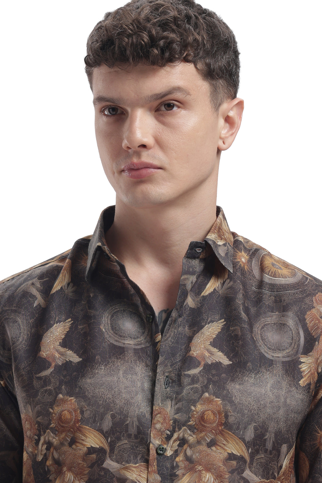 I'MHERE Essentials Black Eagle full sleeve shirt