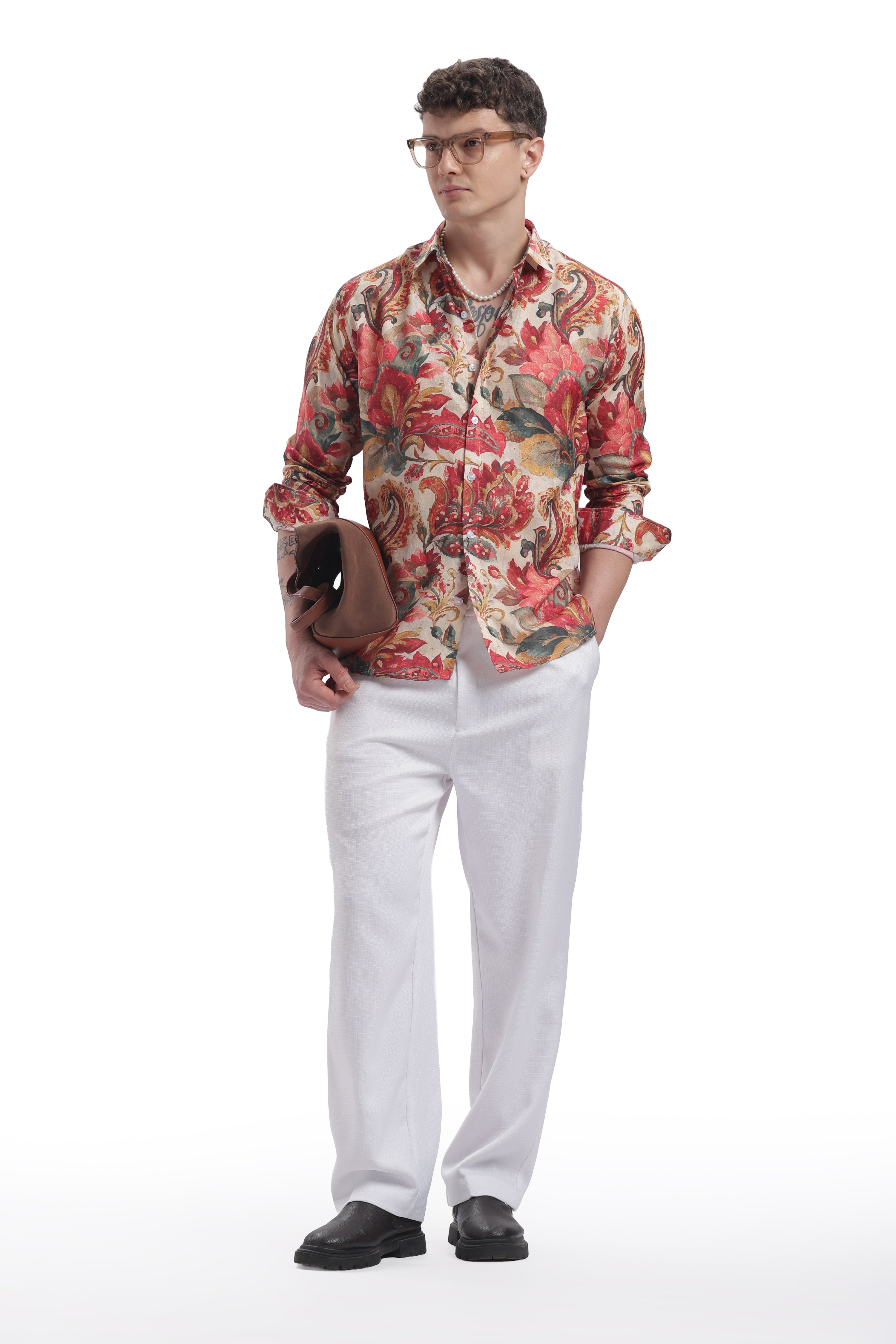 Kalamkari & Chintz | The Signature Shirt I'M HERE Essentials