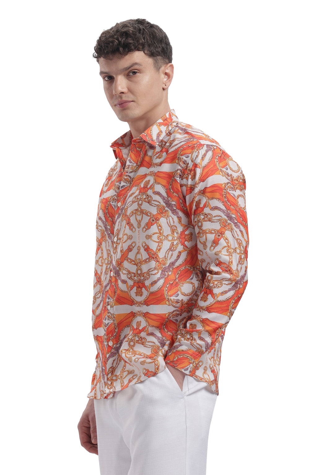 I'MHERE Essentials Orange Street full sleeve shirt