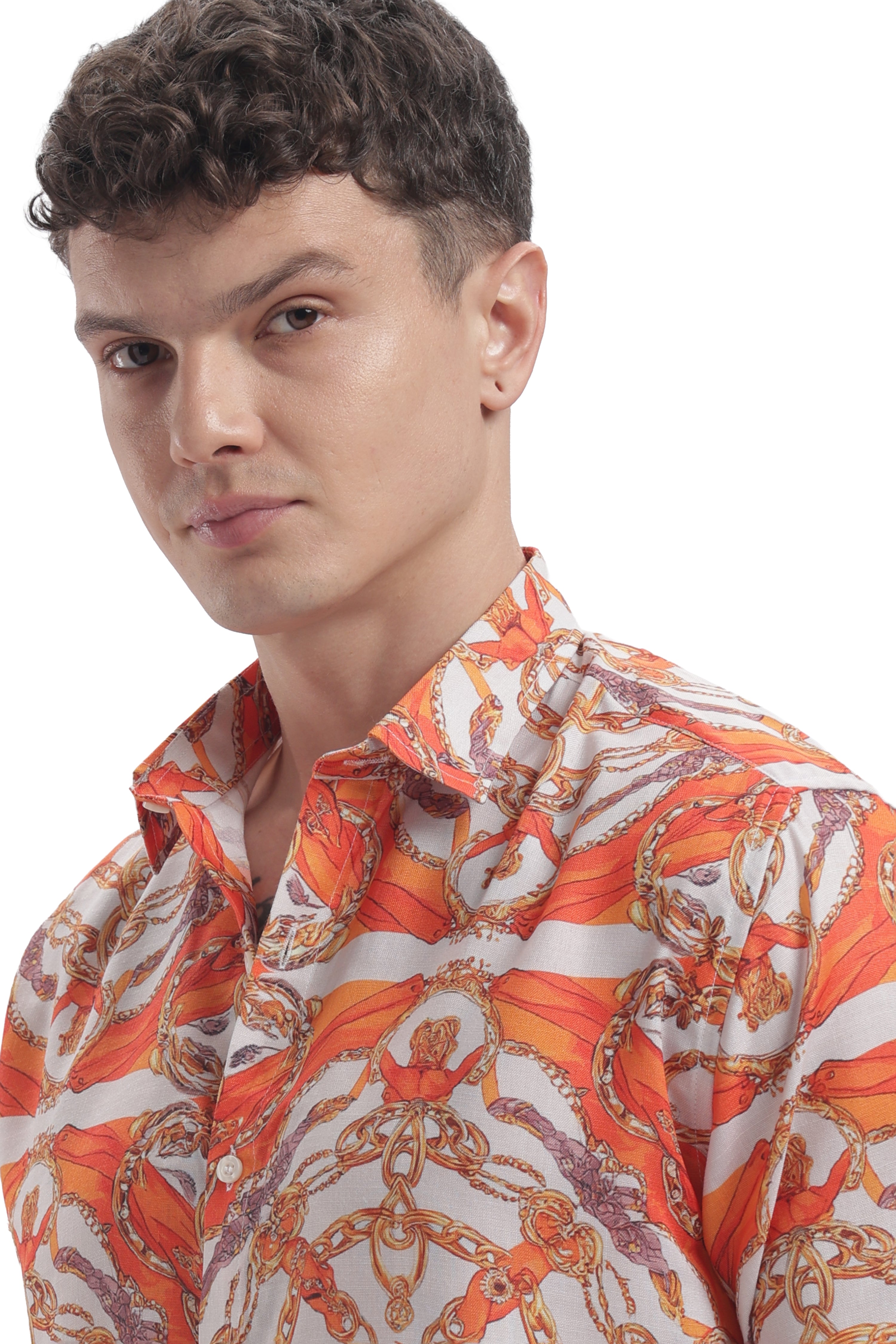 I'MHERE Essentials Orange Street full sleeve shirt