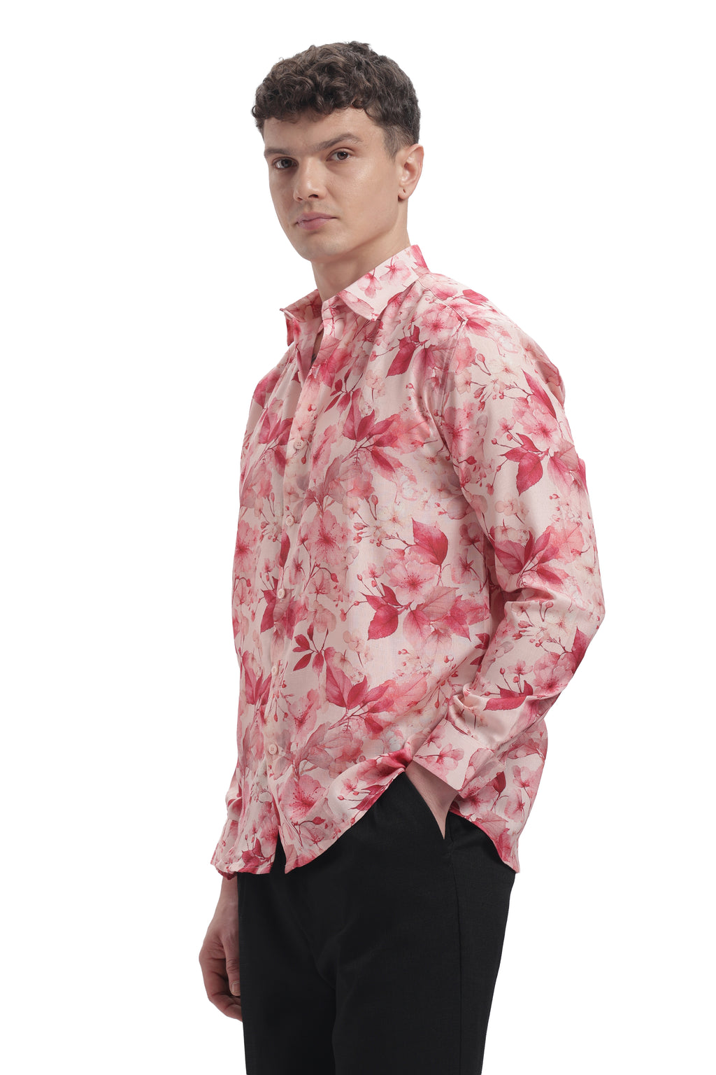 Peach Petals I'MHERE Essentials full sleeve shirts