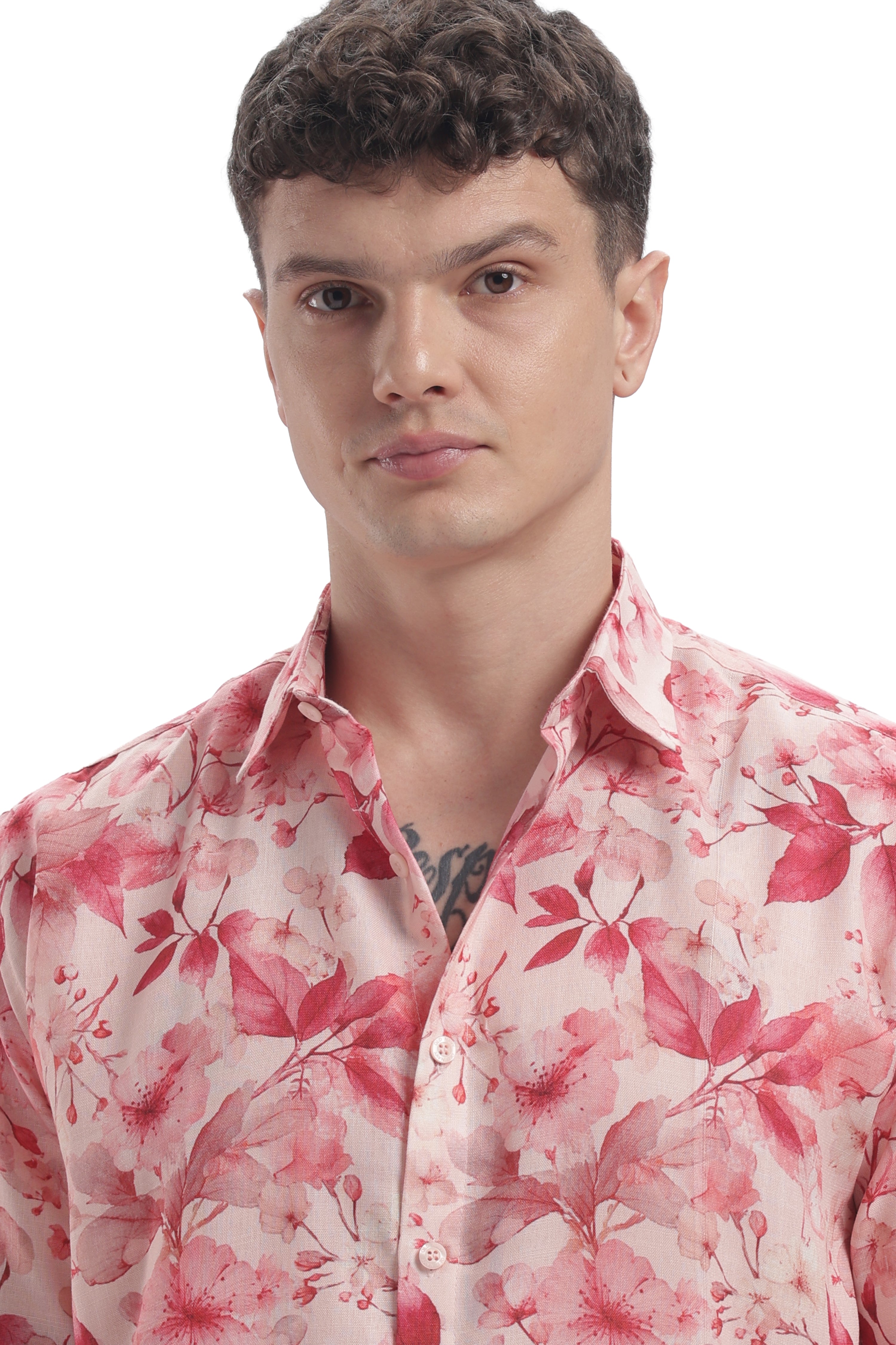 Peach Petals I'MHERE Essentials full sleeve shirts