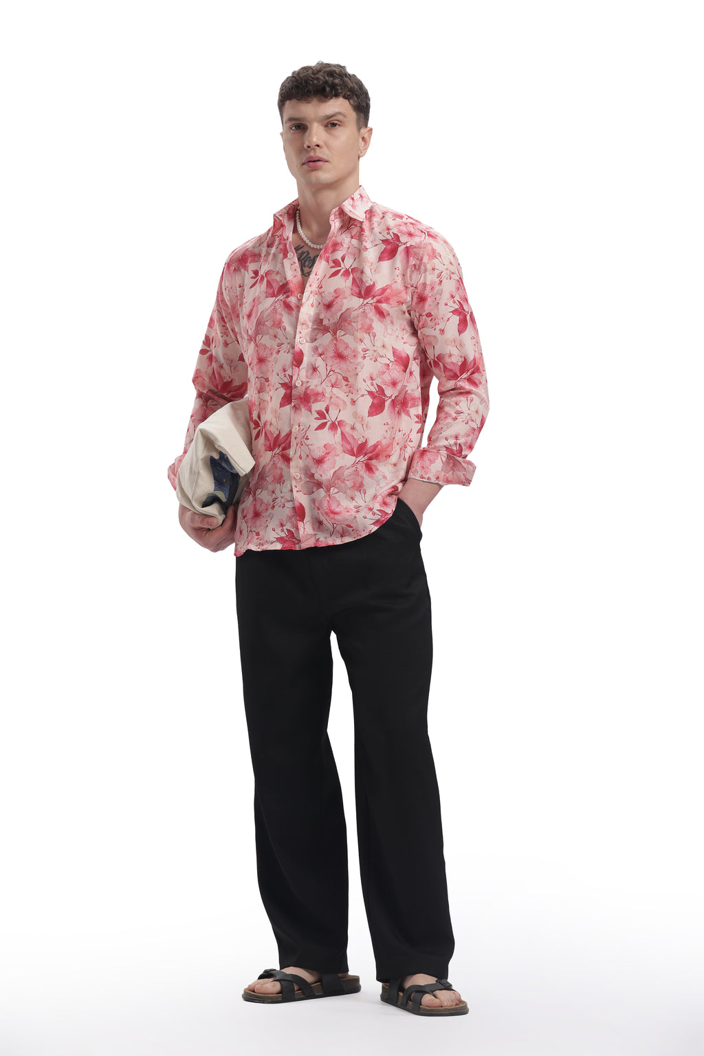 Peach Petals I'MHERE Essentials full sleeve shirts