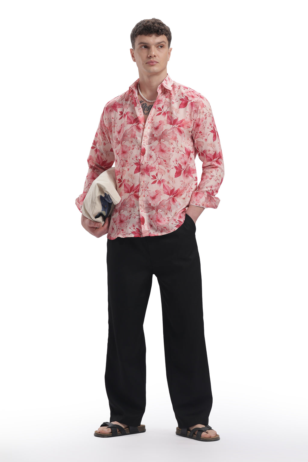 Peach Petals I'MHERE Essentials full sleeve shirts