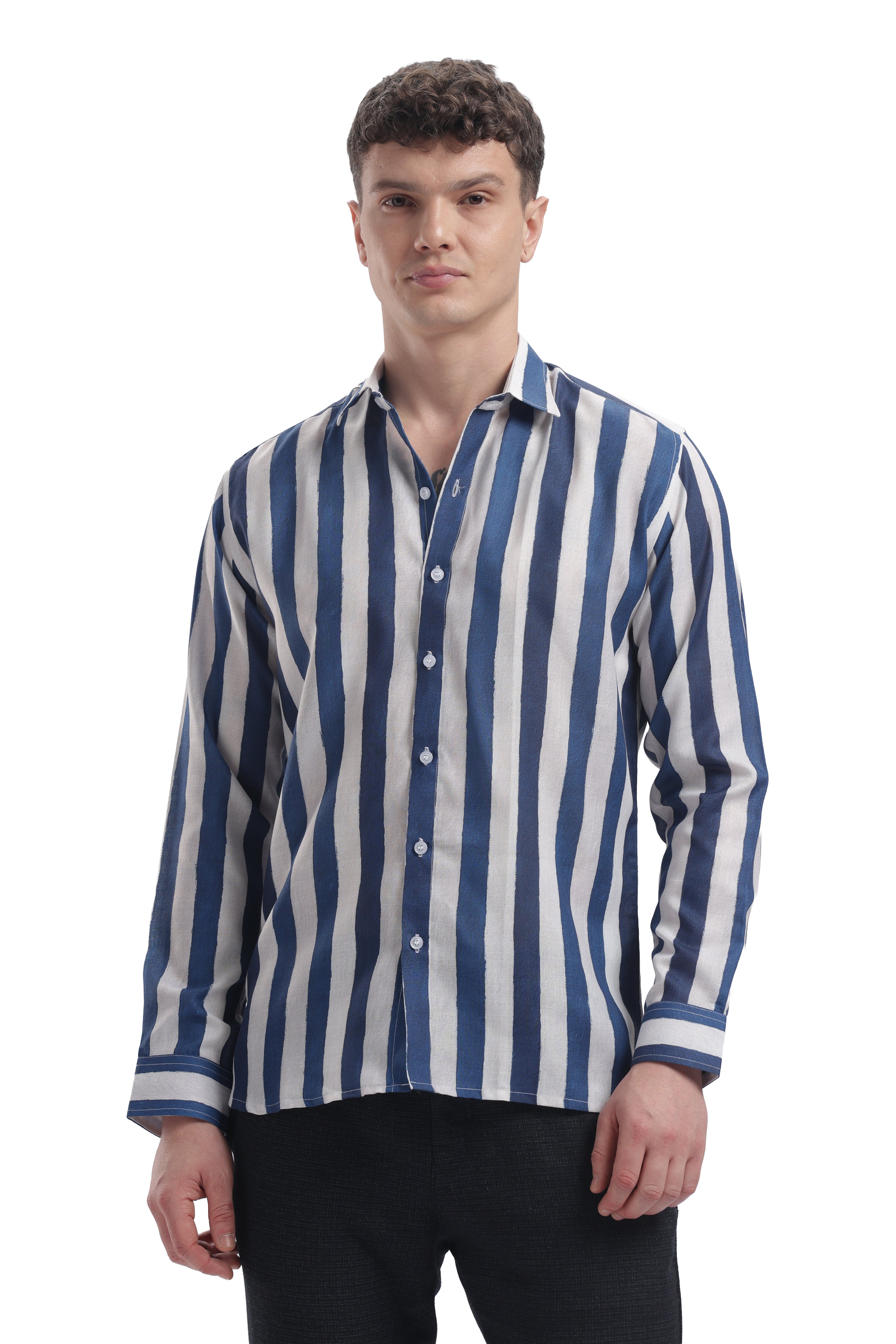 Dull Stripe I'mhere essential shirt