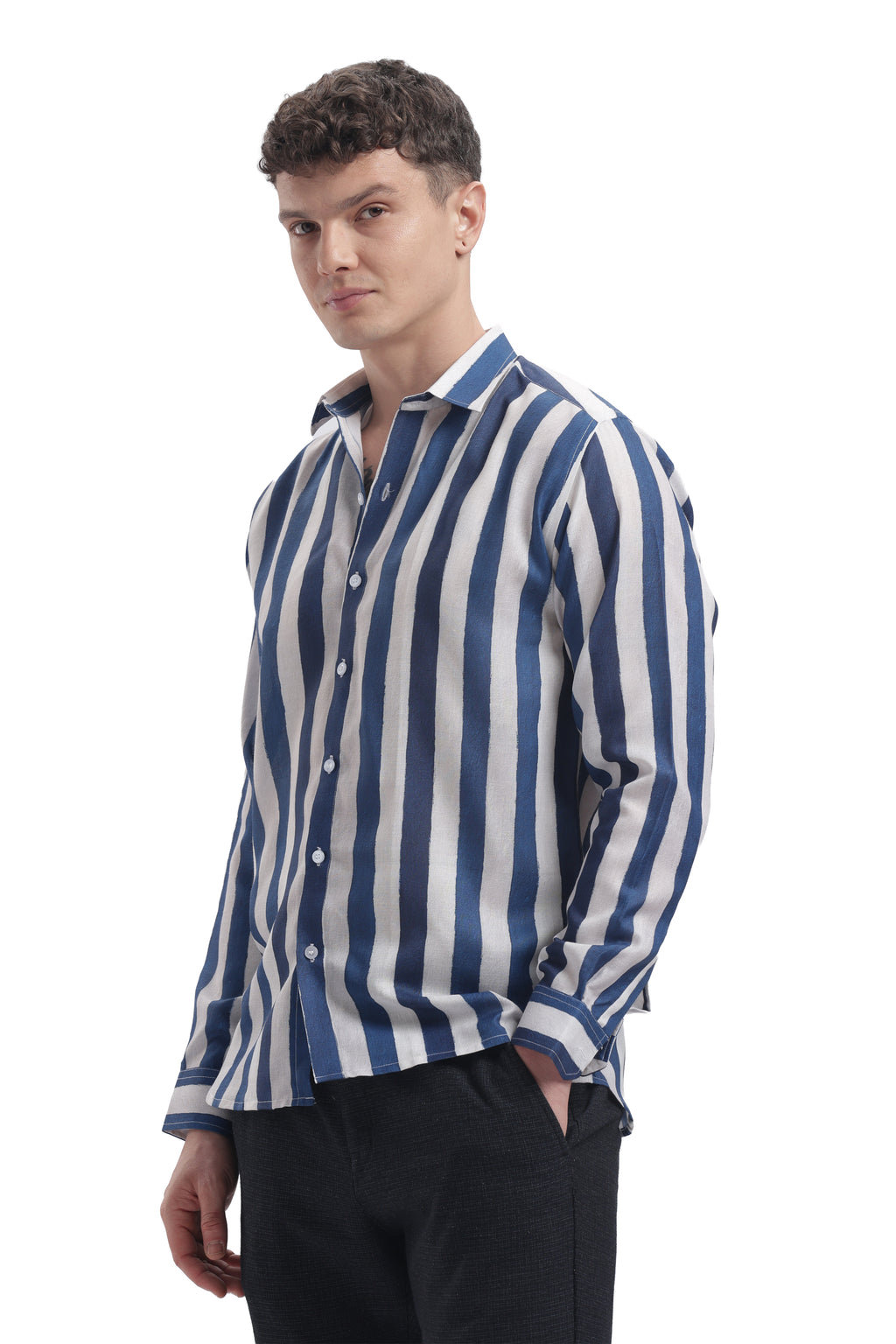 Dull Stripe I'mhere essential shirt