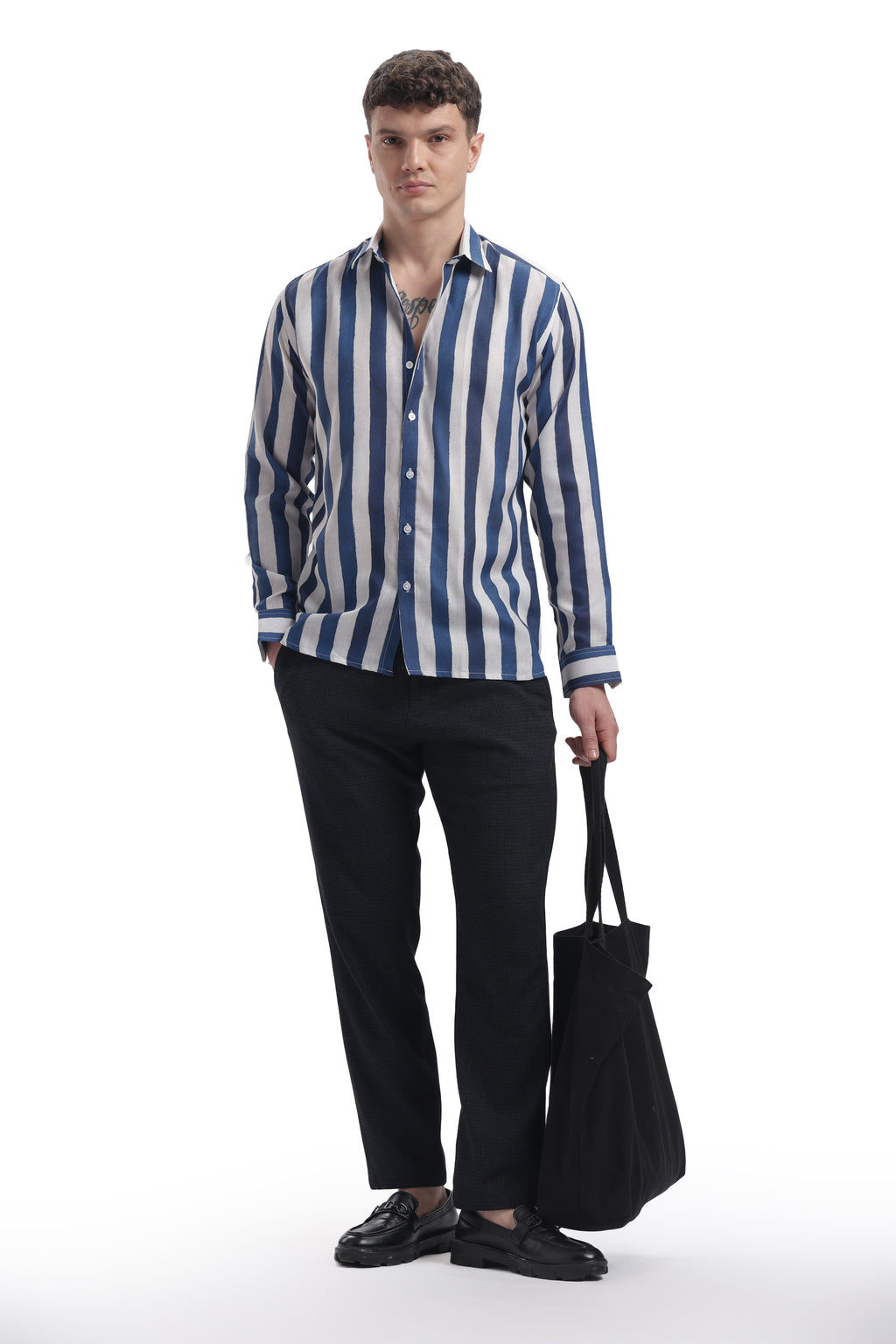 Dull Stripe I'mhere essential shirt