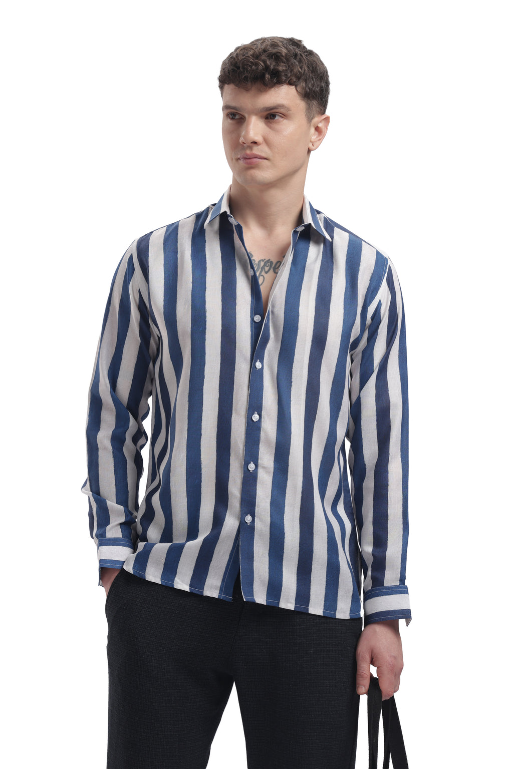 Dull Stripe I'mhere essential shirt