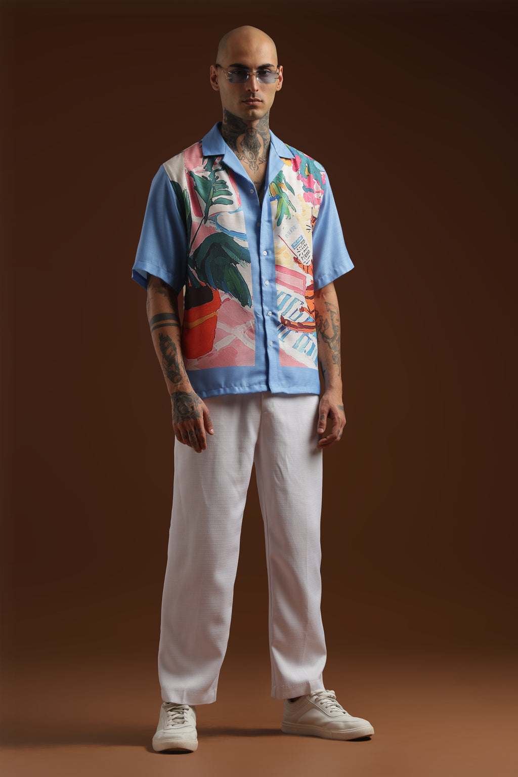 Mew's letter | half sleeve shirt