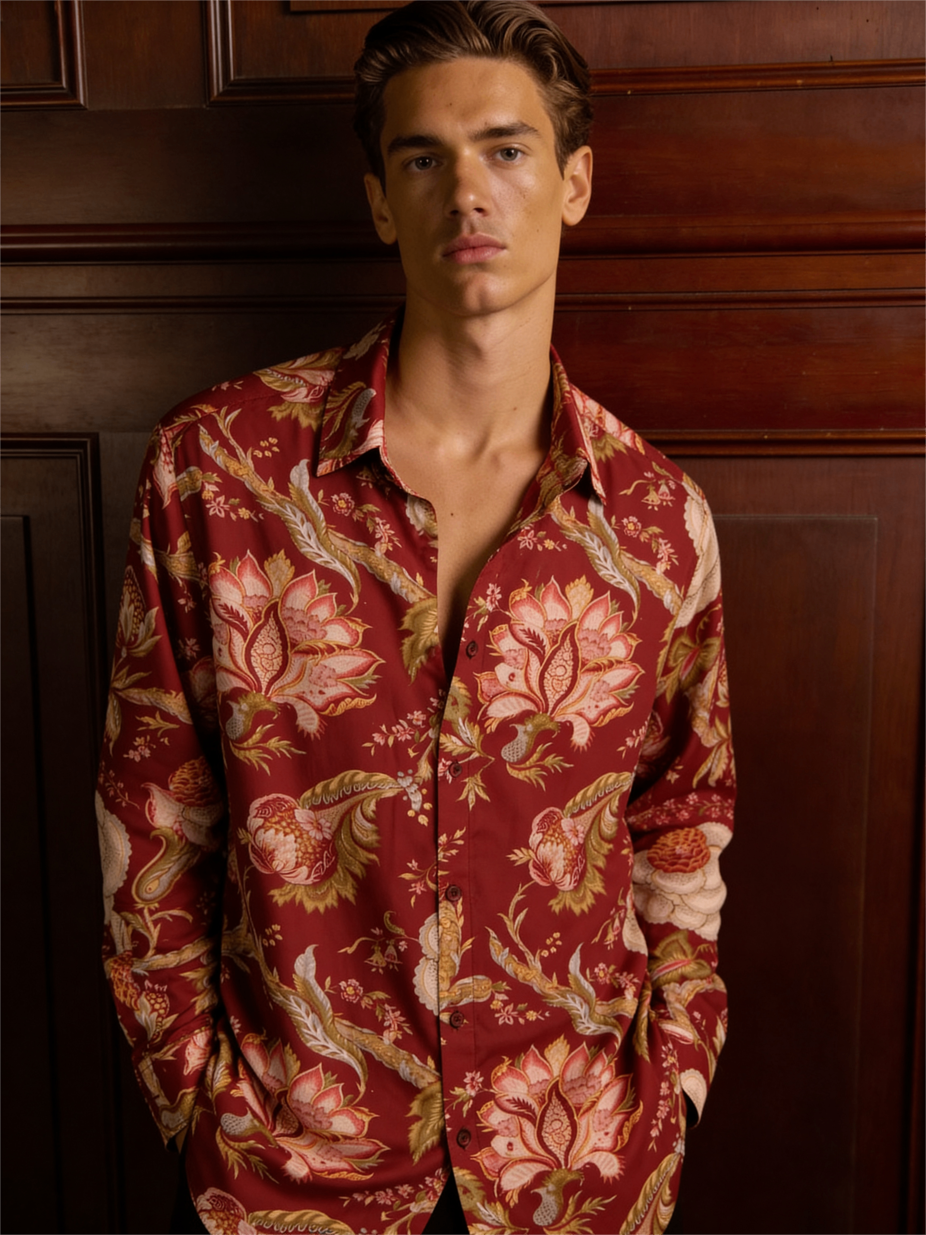 Palace Garden Printed Full Sleeve Shirt | I'M HERE