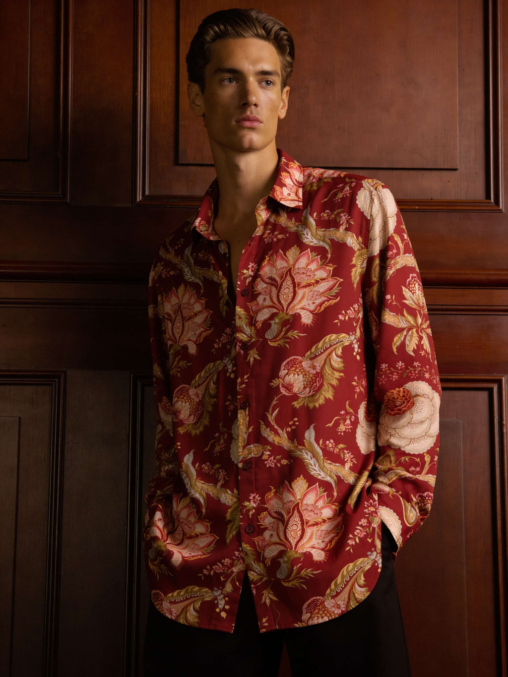 Palace Garden Printed Full Sleeve Shirt | I'M HERE