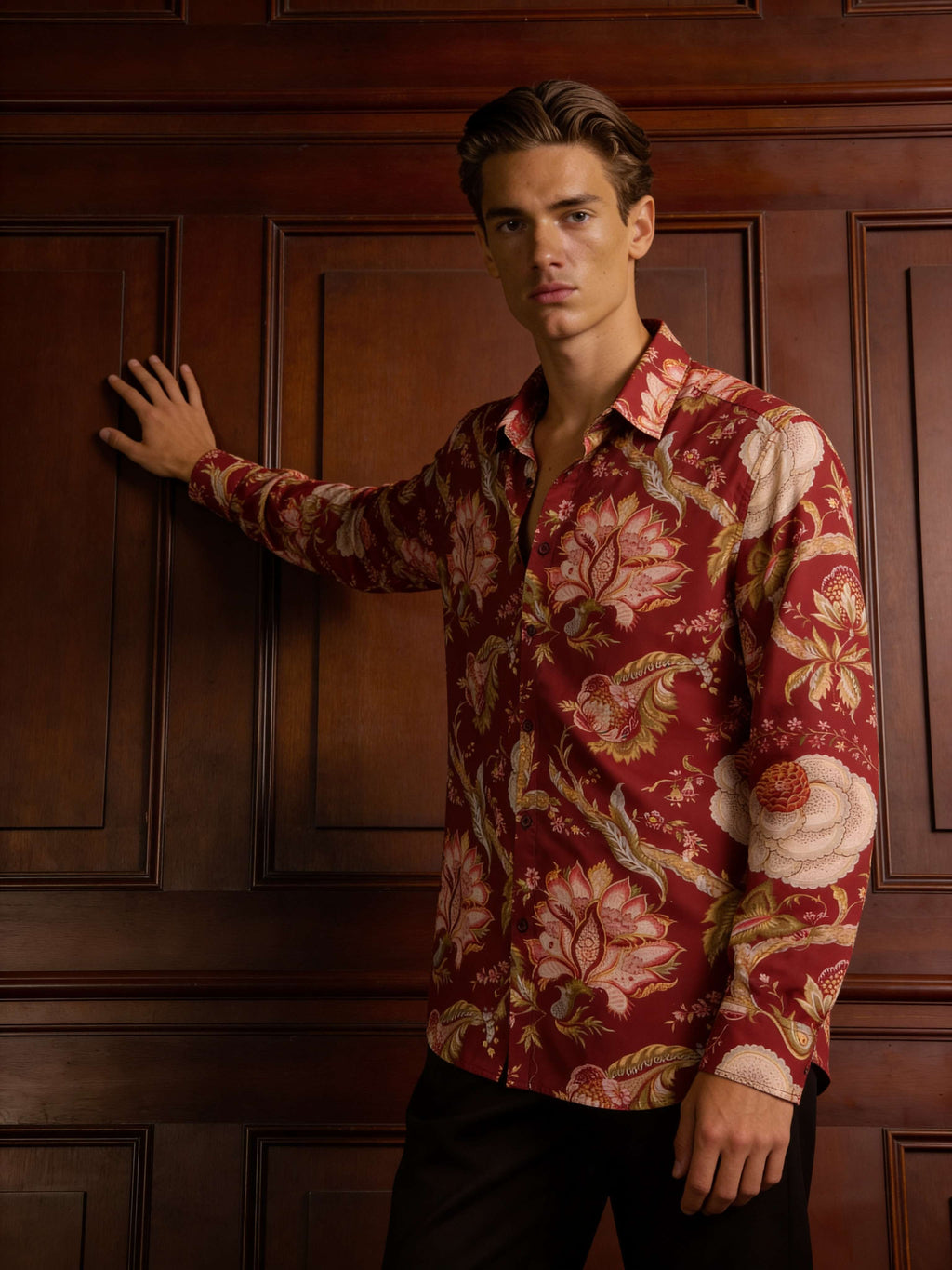 Palace Garden Printed Full Sleeve Shirt | I'M HERE