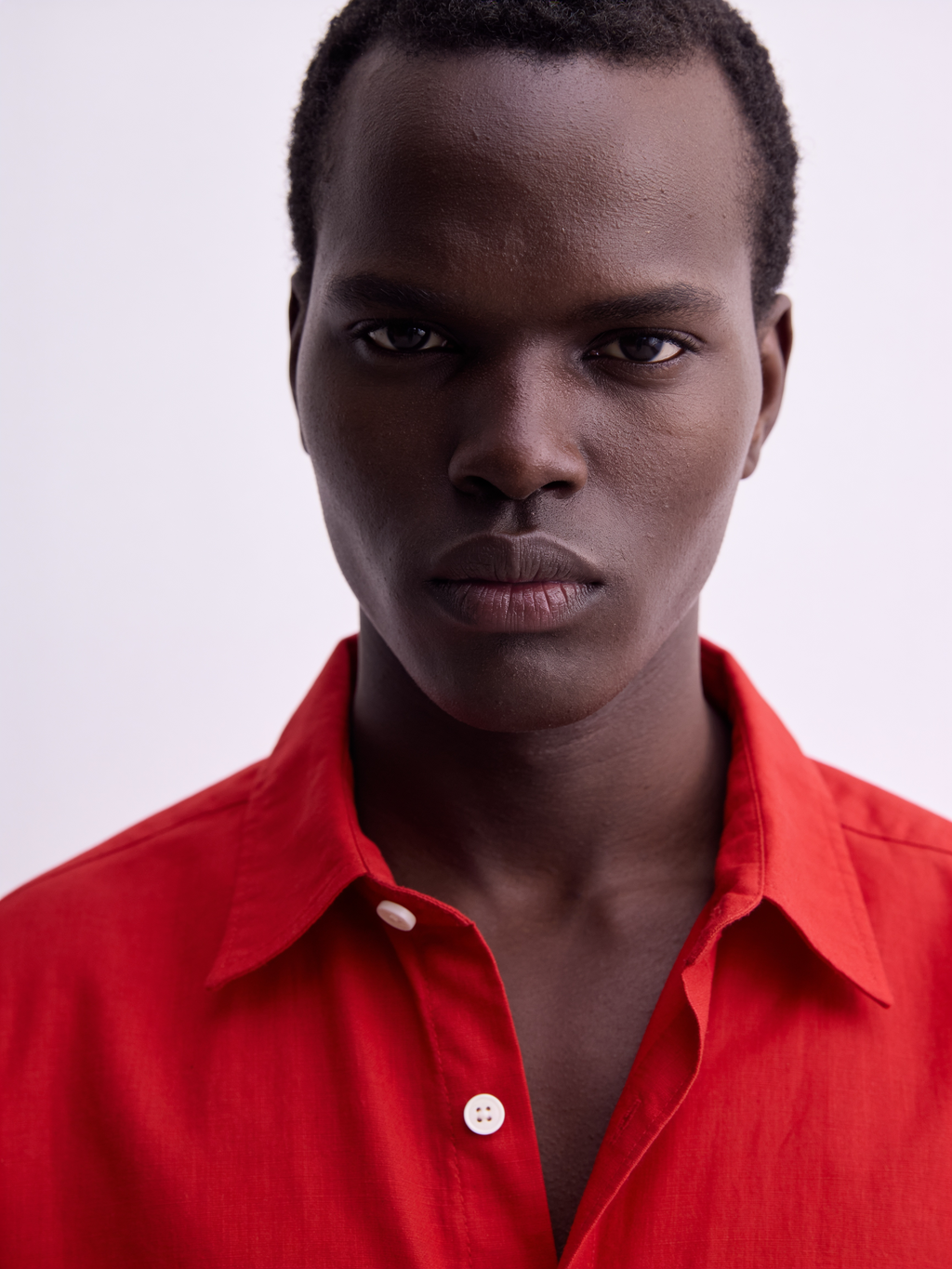 Main Character | Cropped Relaxed-Fit Drop-Shoulder Shirt | Hot Sauce