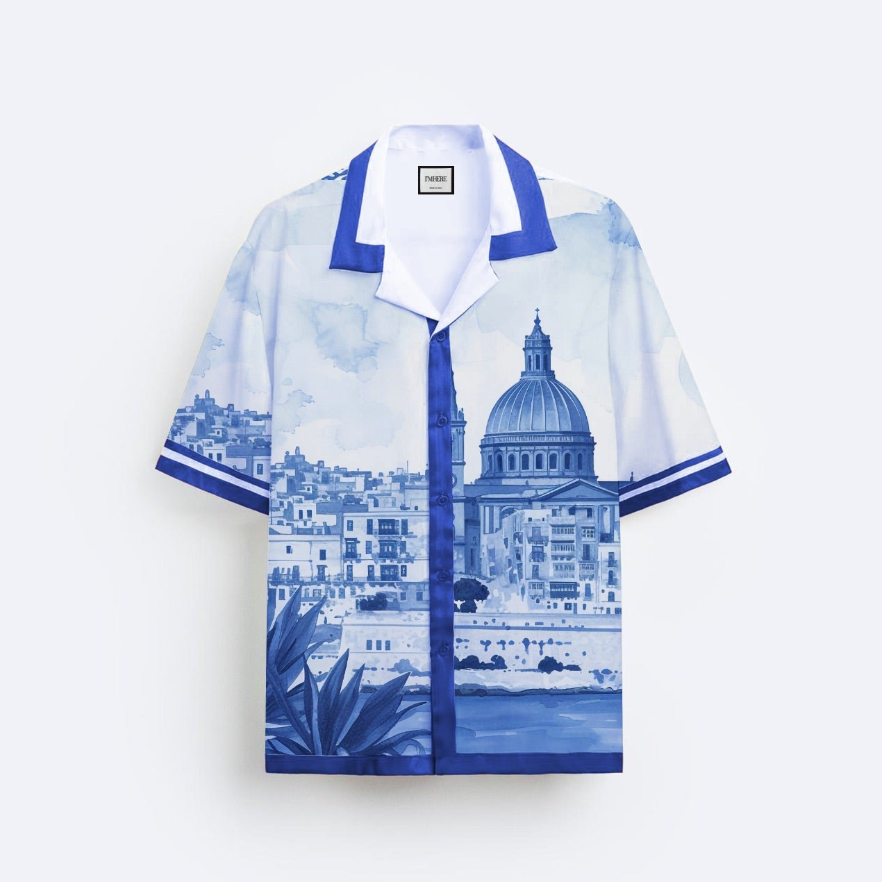 Amalfi Coast Italy Resort Collar Shirt