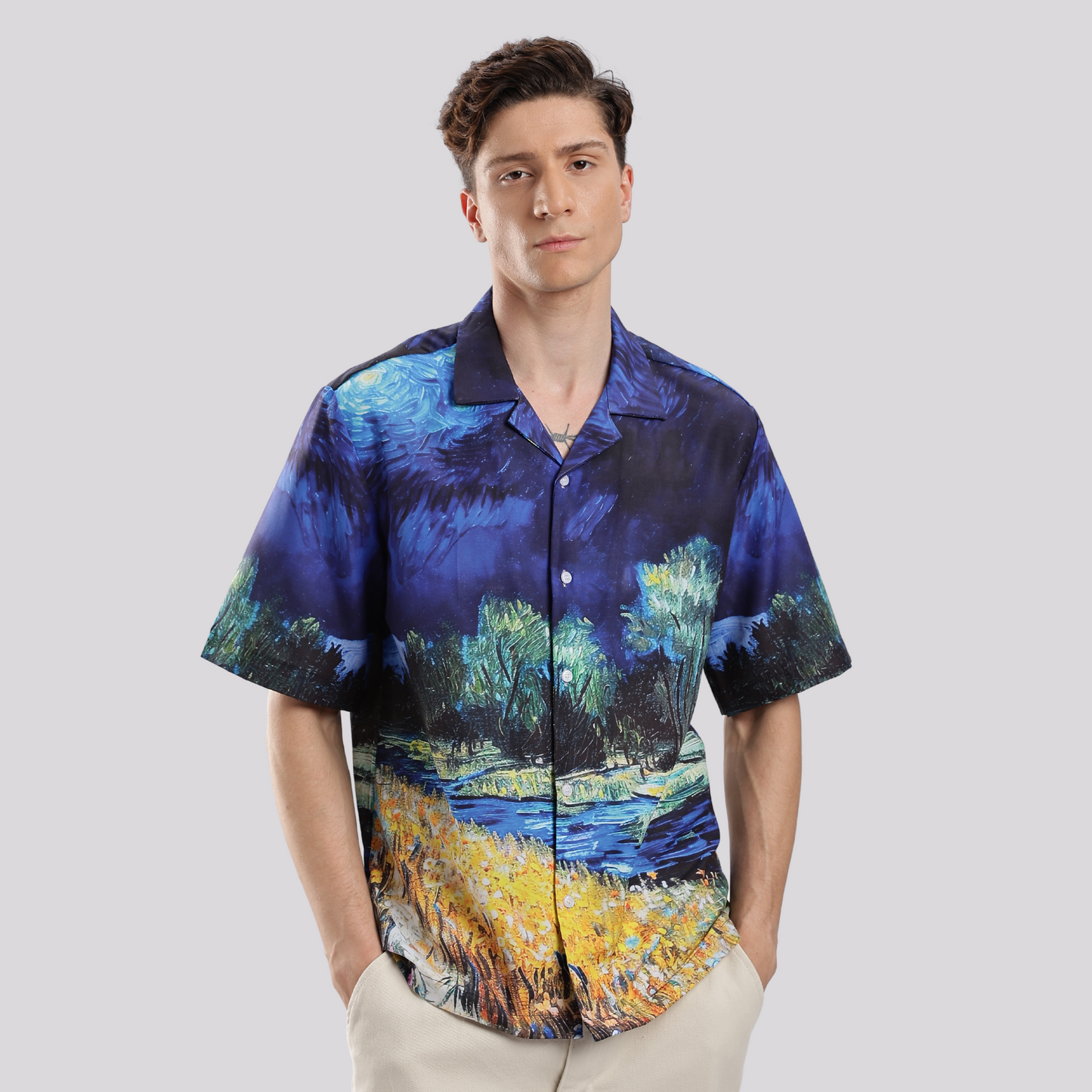 Van Gogh Resort collar shirt