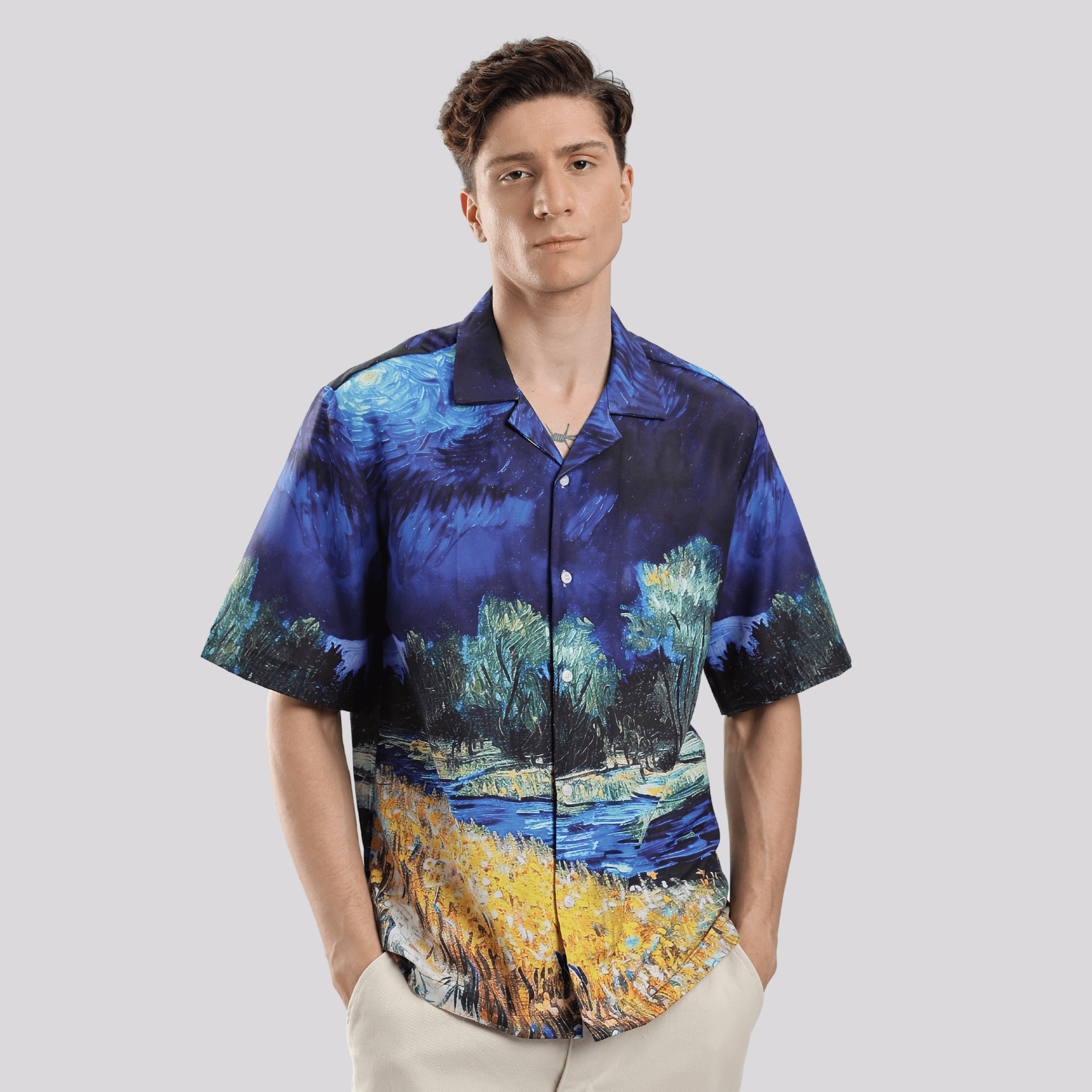 Van Gogh Resort Collar Shirt
