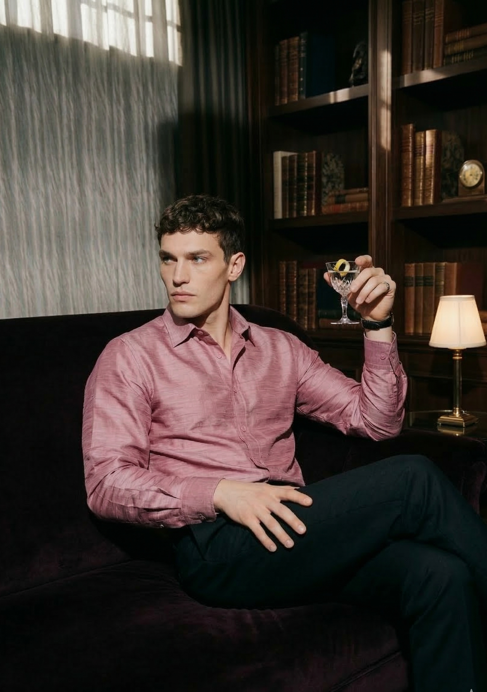 Raphael Silk-Linen Shirt | I'M HERE