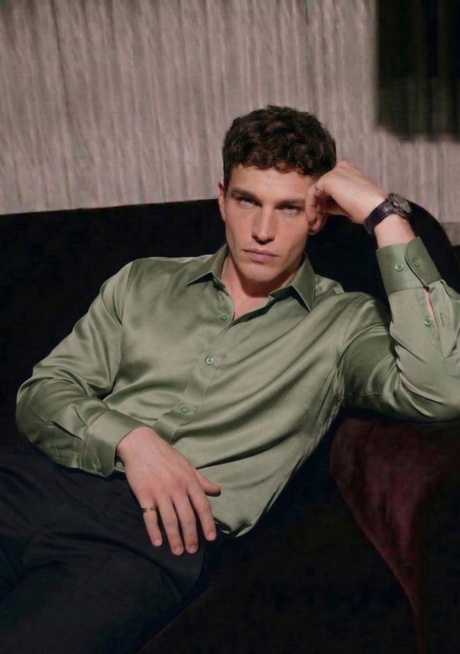 Raphael Silk-Linen Shirt | I'M HERE