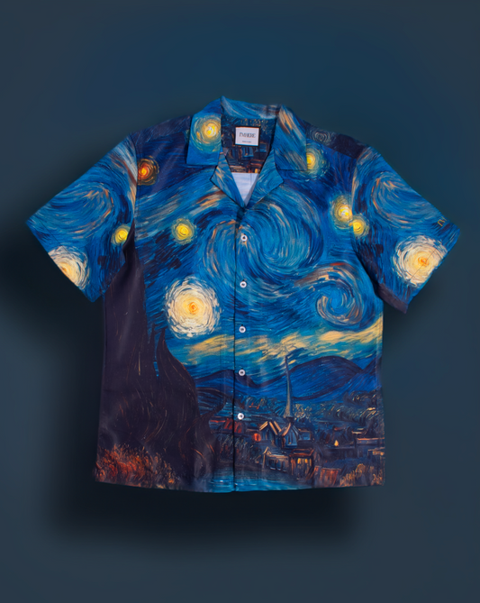 Starry nights Resort collar shirt