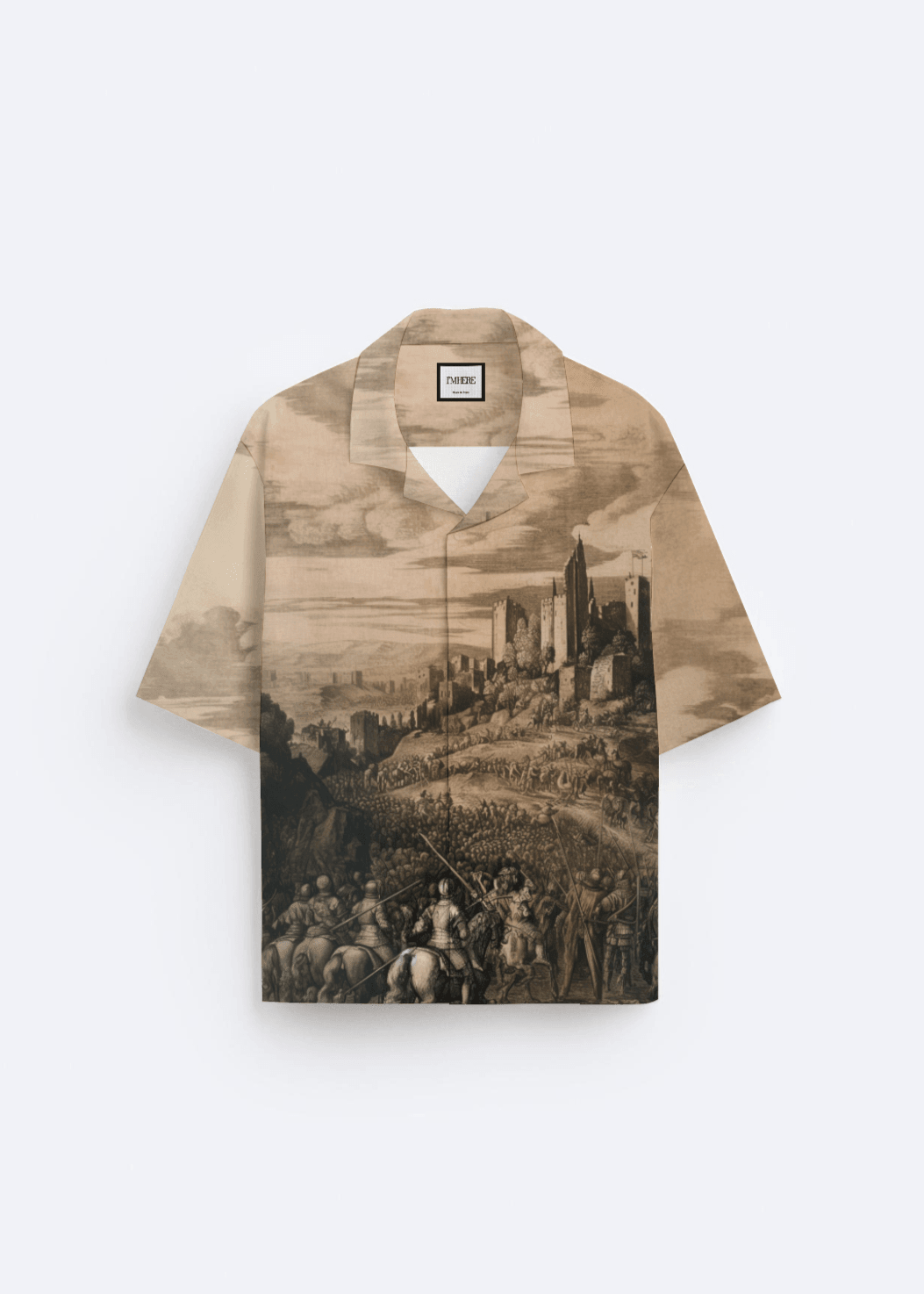 Alexander Resort collar shirt - I'M HERE