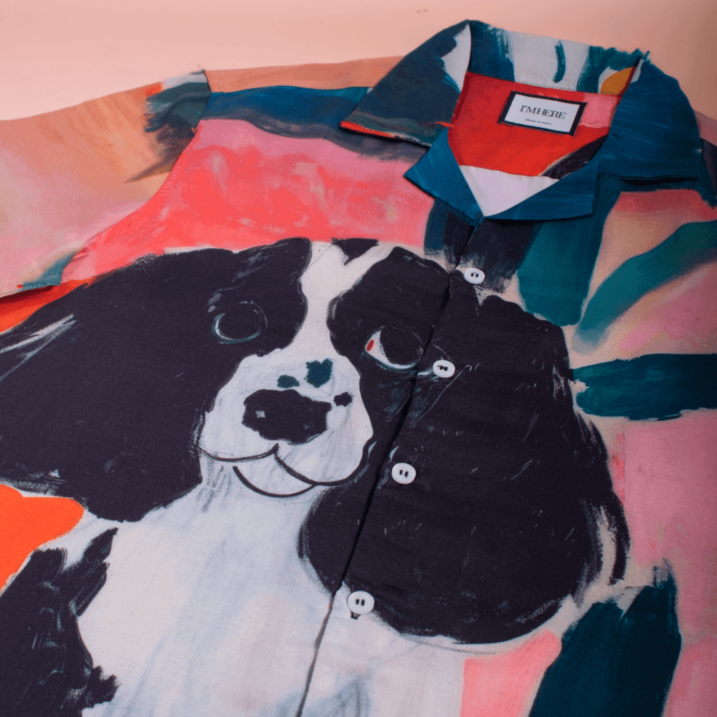 Nico Resort collar shirt - I'M HERE