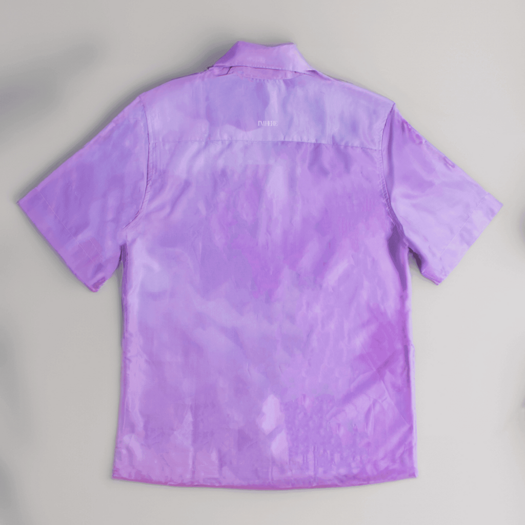 Purple Angelo Resort collar shirt - I'M HERE
