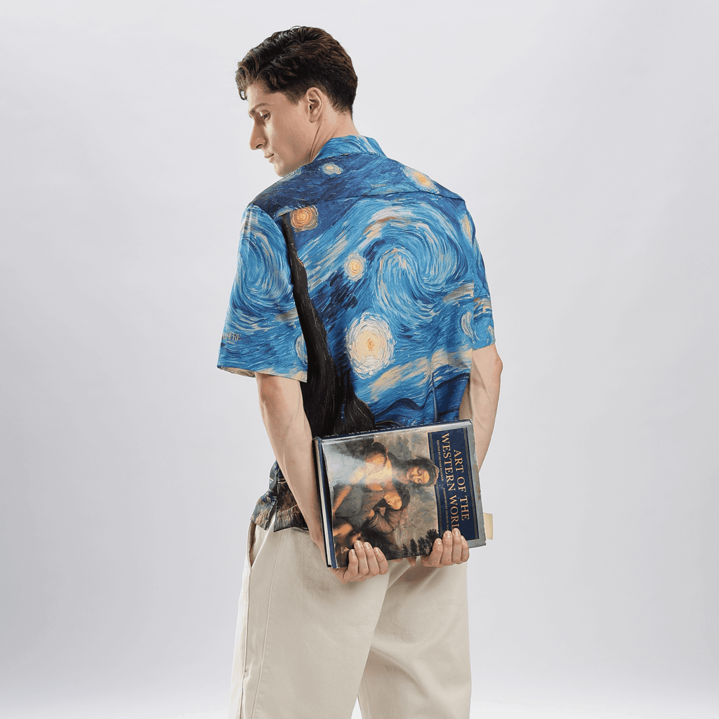 Starry nights Resort collar shirt - I'M HERE