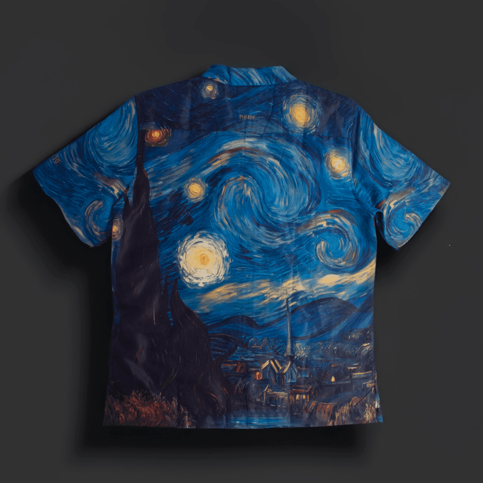 Starry nights Resort collar shirt - I'M HERE