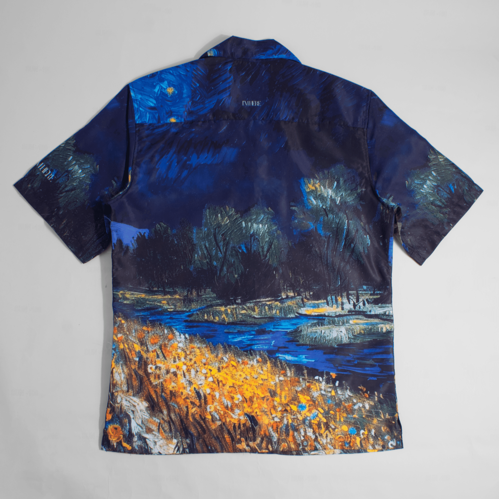 Van Gogh Resort collar shirt - I'M HERE