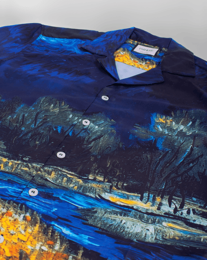 Van Gogh Resort collar shirt - I'M HERE